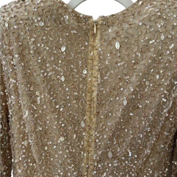 Retrofete Nikki Sequin Long Sleeve Mini Dress women’s size Medium - Picture 12 of 12